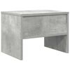 vidaXL Bedside Cabinet Concrete Grey 40x30x30 cm Engineered Wood