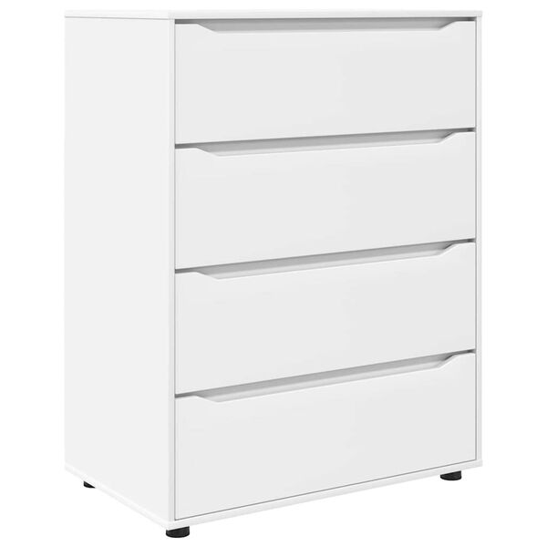 vidaXL Storage Cabinets 2 pcs White 80 x 48 x 105 cm Engineered Wood