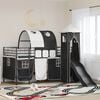vidaXL Kids'Loft Bed Frame Black 79.5 x 200 cm Metal