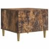 vidaXL Coffee Table Smoked Oak 50 x 49 x 40 cm Engineered Wood