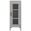 vidaXL Highboard Grey Sonoma 34.5x34x180 cm Engineered Wood