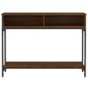 vidaXL Console Table Brown Oak 100x30.5x75 cm Engineered Wood