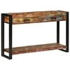 vidaXL Console Table Multicolour 120 x 33 x 75 cm Solid reclaimed wood