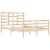 vidaXL Bed Frame without Mattress Solid Wood 140x200 cm