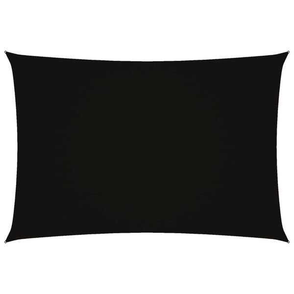 vidaXL Sunshade Sail Oxford Fabric Rectangular 2.5x4.5 m Black