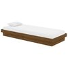 vidaXL Bed Frame without Mattress Honey Brown Solid Wood Small Single