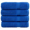 vidaXL Premium Hand Towels "SOLUND" 4 pcs Blue 50x100 cm 600 gsm