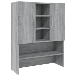 vidaXL Washing Machine Cabinet Grey Sonoma 70.5x25.5x90 cm