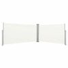 vidaXL Retractable Side Awning 160x600 cm Cream