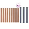 vidaXL Fence Panel Set Brown 872x186 cm WPC