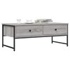 vidaXL Coffee Table Grey Sonoma 101x49x39.5 cm Engineered Wood