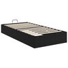 vidaXL Ottoman Bed Frame Black Oak 193 x 90 x 25 cm Chipboard
