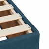 vidaXL Box Spring Bed with Mattress Blue 200x200 cm Velvet
