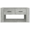vidaXL Coffee Table Concrete Grey 80x50x40 cm Engineered Wood