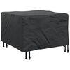 vidaXL Furniture Cover Plain Black 60 x 60 x 45 cm Fabric