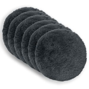 vidaXL Cushion with Pillow HEERLEN 2 pcs Anthracite PV Fleece