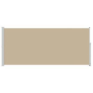 vidaXL Retractable Side Awning 180 x 500 cm 100% polyester iron steel