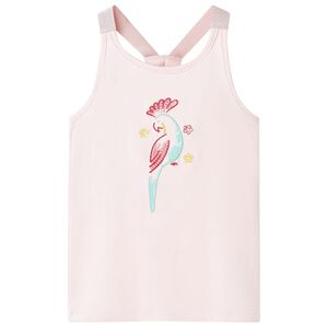vidaXL Kids' Tank Top Soft Pink 104