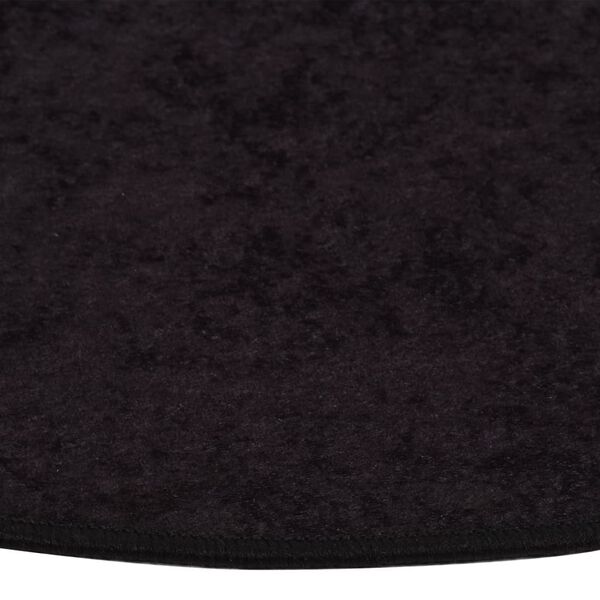 vidaXL Rug Washable Anthracite &Oslash; 200 cm