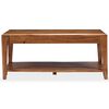 vidaXL Coffee Table Solid Wood 88x50x38 cm