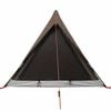 vidaXL Camping Tent 2-Person Brown Waterproof