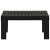 vidaXL Garden Lounge Table Plastic Grey