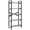 vidaXL Bookshelf Grey Sonoma 100 x 33.5 x 178 cm Engineered Wood