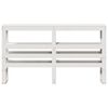 vidaXL Headboard with Shelves White 160 cm Solid Wood Pine