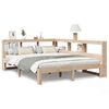 vidaXL Bookcase Bed without Mattress 160x200 cm Solid Wood Pine