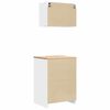 vidaXL Garage Cabinets 2 pcs White Engineered Wood