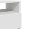 vidaXL Bedside Cabinet with 2 Drawers White 40x33x60 cm