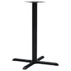 vidaXL Bistro Table Leg | Black | Cast iron | Standard | Durable