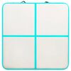 vidaXL Inflatable Gymnastics Mat with Pump 200x200x20 cm PVC Green