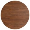 vidaXL Round Table Top Dark Brown &Oslash;80x1.5 cm Treated Solid Wood Oak
