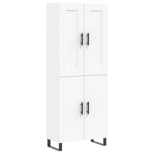 vidaXL Highboard White 69.5x34x180 cm Engineered Wood