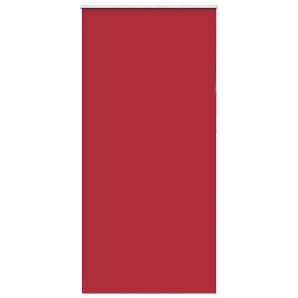 vidaXL Roller Blind Blackout Red 90x210 cm Fabric Width 85.7 cm Polyester