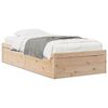 vidaXL Bed Frame without Mattress 75x190 cm Solid Wood Pine