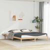 vidaXL Bed Frame with Side Tables Natural 180 x 210 cm Solid Pine Wood