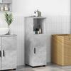 vidaXL Bathroom Cabinet with Storage Concrete Grey 30 x 35 x 95 cm