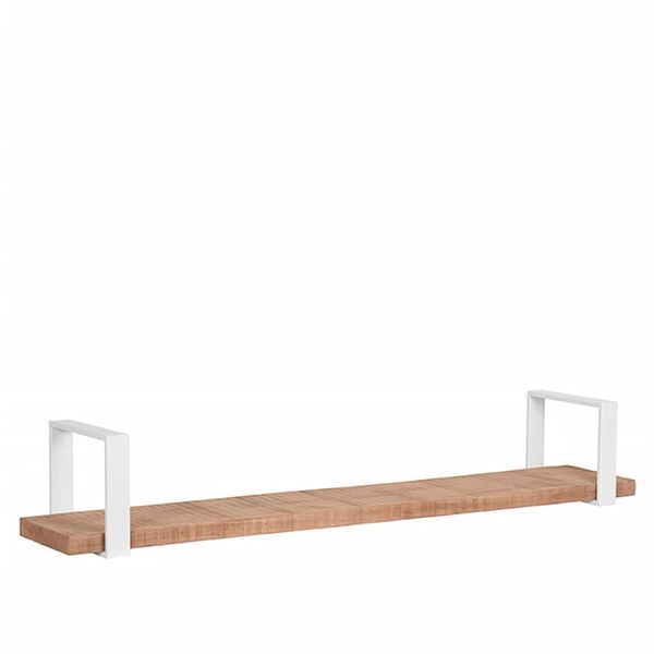 LABEL51 Wall Shelf Slam 120x23x20 cm XXL Wood/White