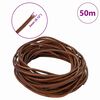 vidaXL Leather Cord Light Brown &Oslash;3 mm x 50 m Leather