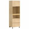 vidaXL Cabinet with Shelf Honey 66 x 58.5 x 207 cm Solid Pine Wood