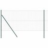 vidaXL Euro Fence Ground Fix 10 x 1.2 m PVC-Coated Steel Green Mesh