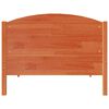 vidaXL Bed Frame without Mattress Wax Brown 100x200 cm Solid Wood Pine