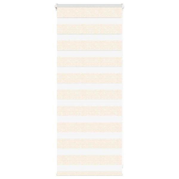 vidaXL Zebra Blind Marble Beige 60x100 cm Fabric Width 55.9 cm Polyester