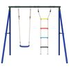 vidaXL Outdoor Swing Set with Swing and Ladder
