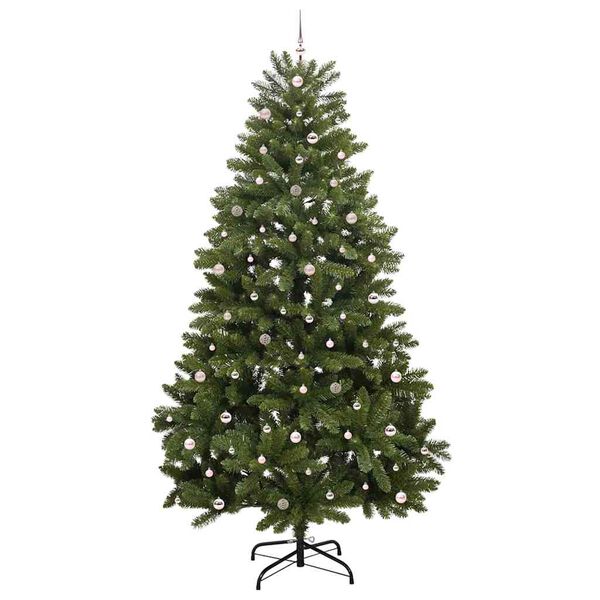 vidaXL Artificial Christmas Tree Green 300 cm PVC and Metal