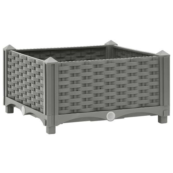 vidaXL Raised Bed 40x40x23 cm Polypropylene