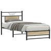vidaXL Bed Frame without Mattress Sonoma Oak 80x200 cm Engineered Wood