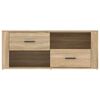 vidaXL TV Cabinet Sonoma Oak 100x35x40 cm Engineered Wood